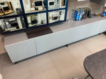 Стенка Сканди МДФ НМ-001 грин грей софт (Стиль) в Дегтярске - degtyarsk.mebel-e96.ru