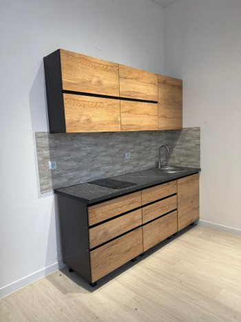 Кухонный гарнитур Лофт 2000 мм (БТС) в Дегтярске - degtyarsk.mebel-e96.ru