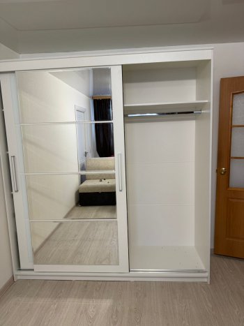 Шкаф-купе Крафт-6 белый ясень 2000 мм (БТС) в Дегтярске - degtyarsk.mebel-e96.ru