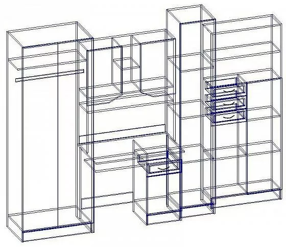 Стенка детская Юниор МДФ (Регион) в Дегтярске - degtyarsk.mebel-e96.ru